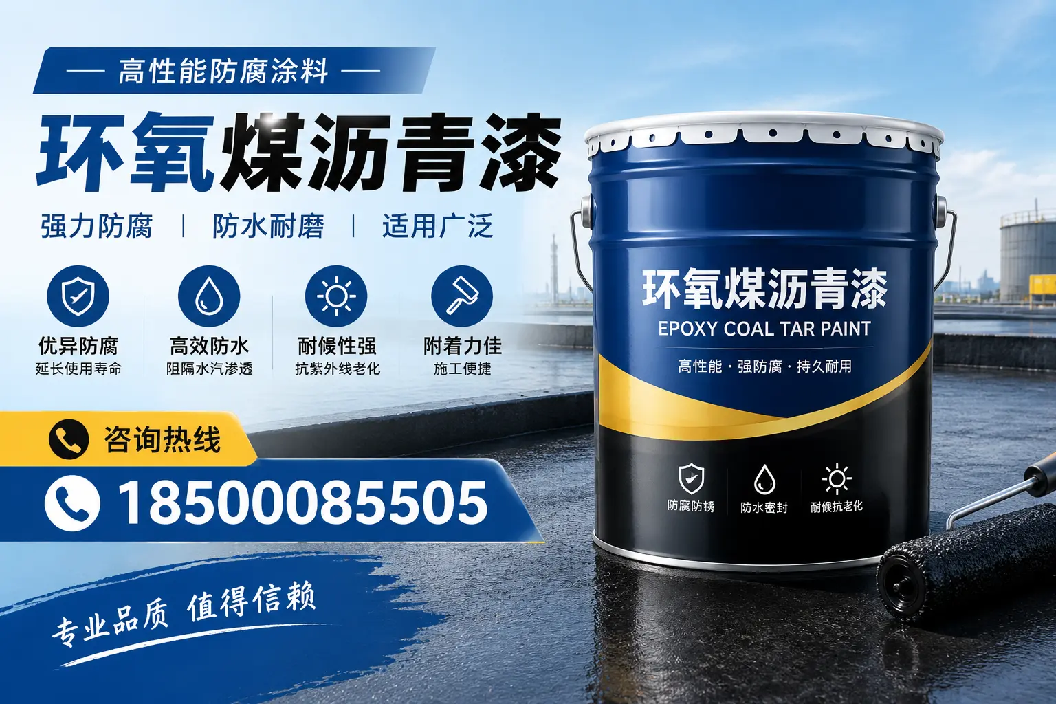 环氧煤沥青漆的主要成分与功能，北京用户深度了解